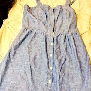 J. crew chambray button dress 12